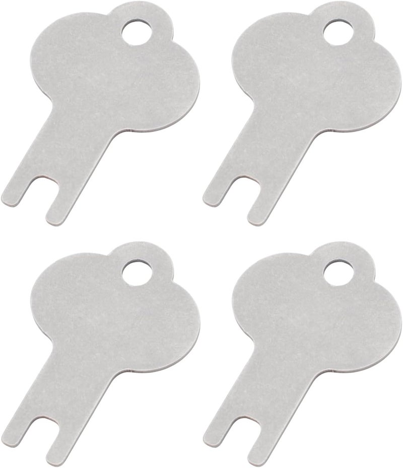 MUGLFPT (4PCS) Oasis Creations Paper Towel Dispenser Replacement Keys, Suitable for Oasis Creations Wall Mounted Touchless Paper Towel/Toilet Paper Dispenser and Manual Press Soap Dispenser - Universal Key - Image 1